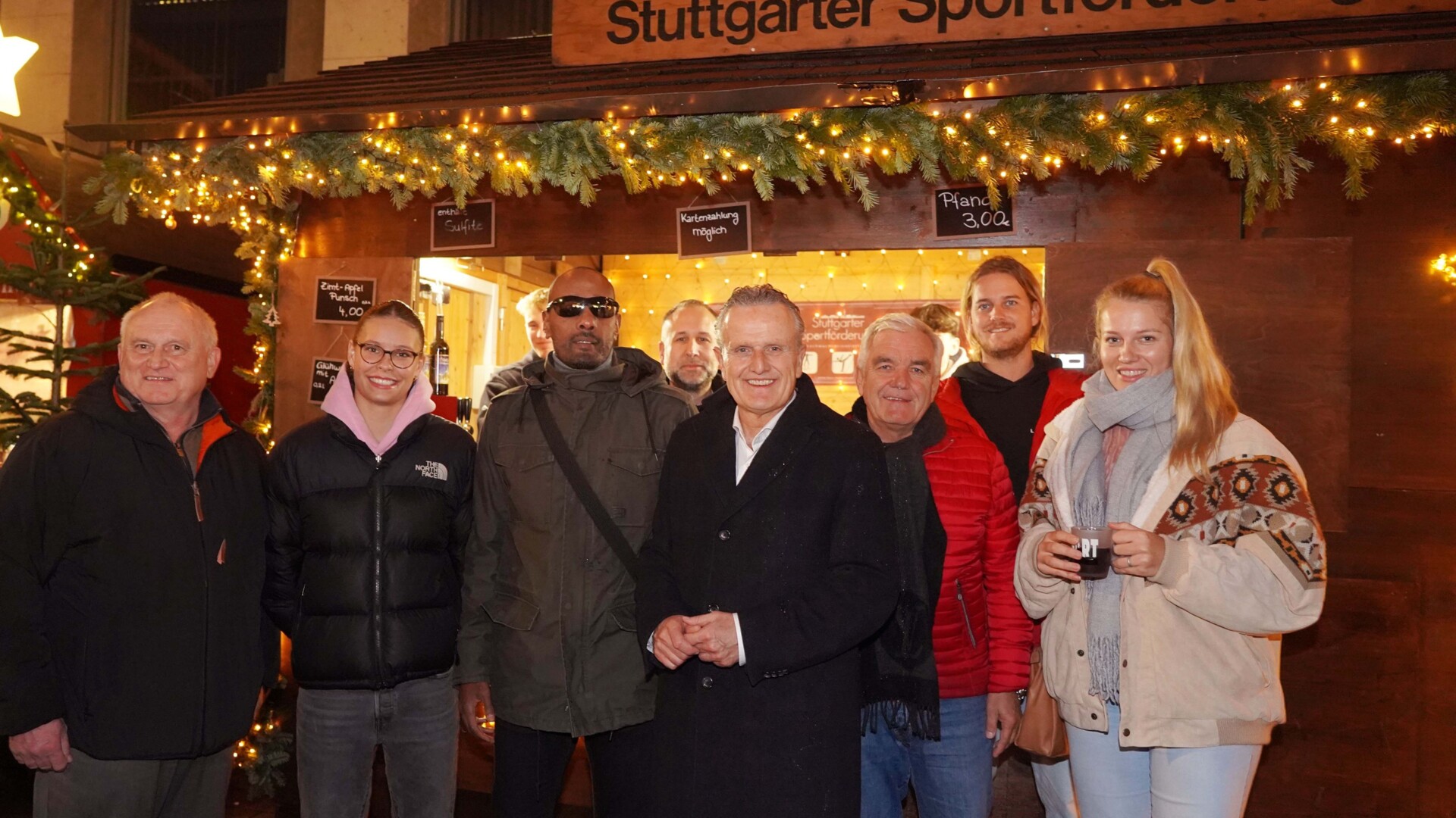 Die Stuttgarter Sportförderung auf dem Weihnachtsmarkt vom 26.11. - 23.12.