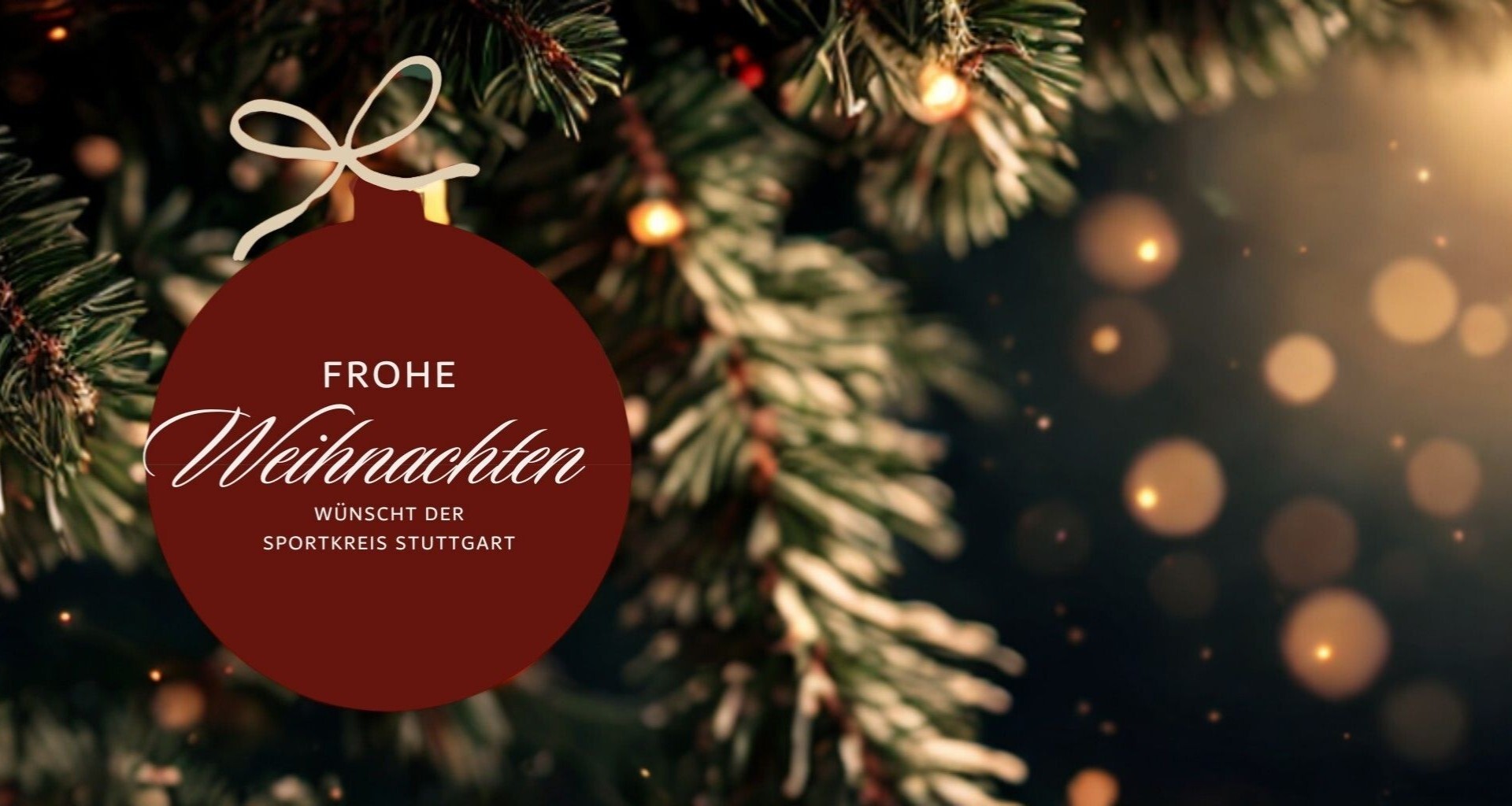 Frohe Weihnachten und einen guten Start ins neue Jahr!